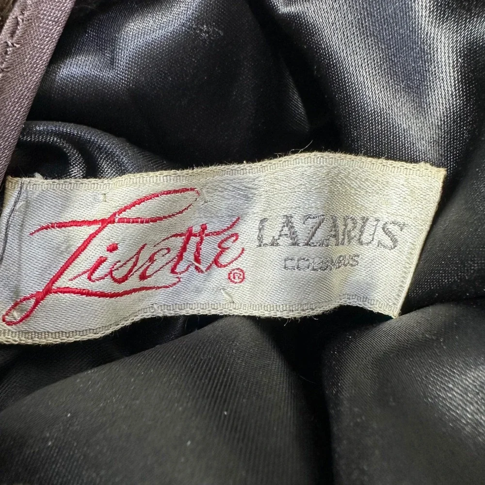Lisette Lazarus Hand Muff Womens Brown Vintage Faux Fur Union Made Winter Glam